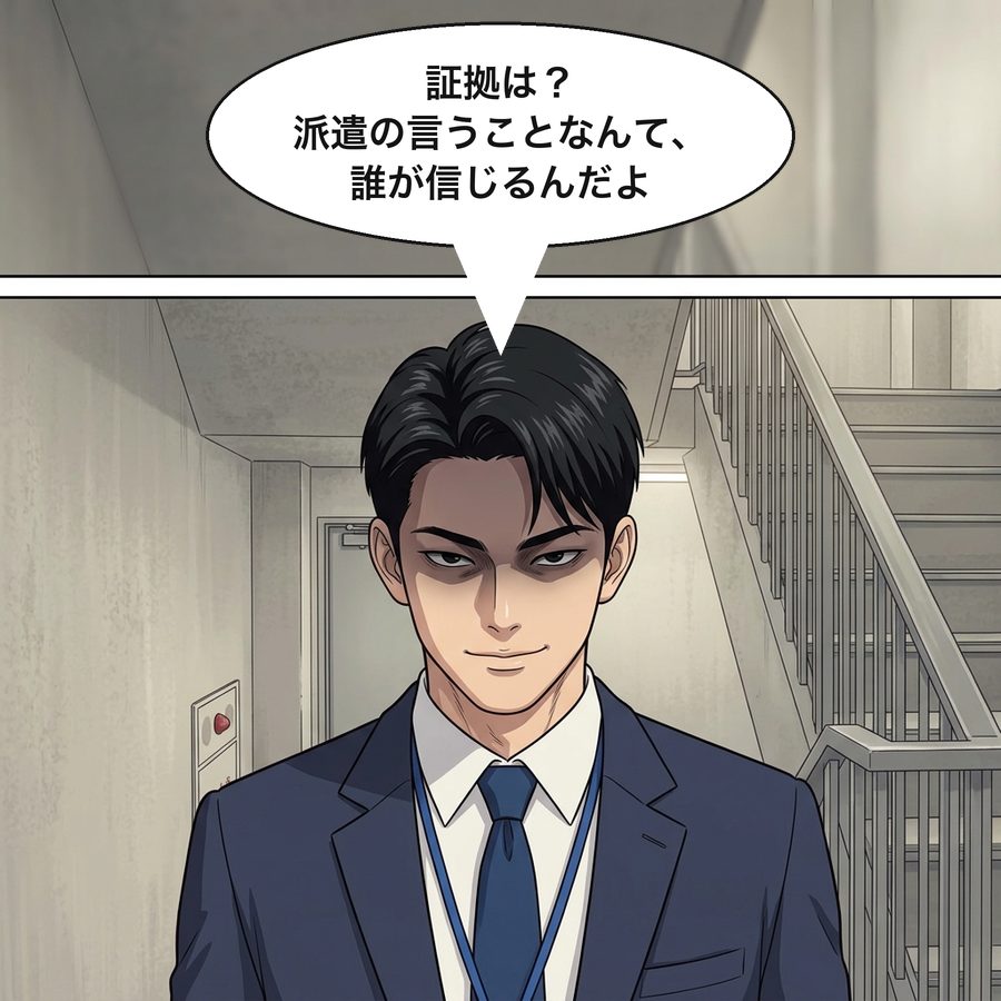 黒田翔太「証拠は？派遣の言うことなんて、誰が信じるんだよ」