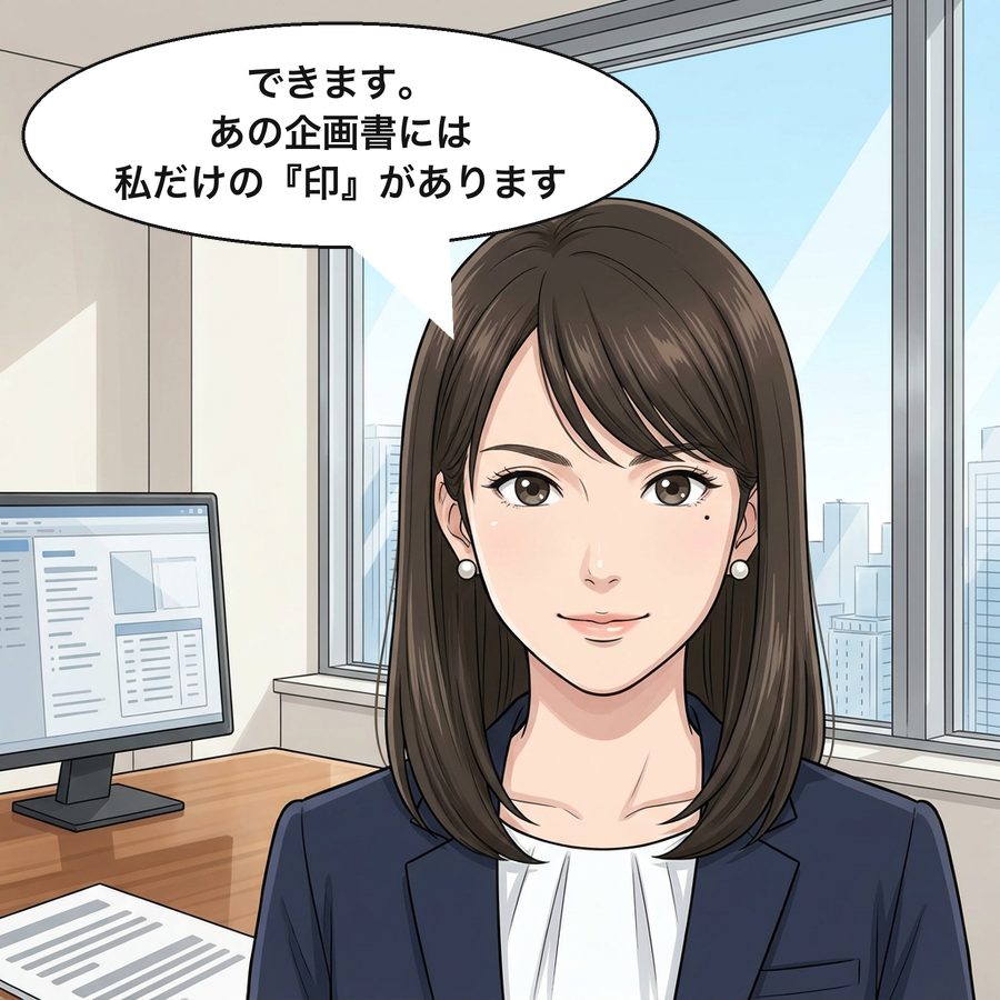 水野遥「できます。あの企画書には私だけの『印』があります」